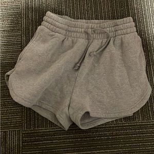 Women’s Grey Cotton Shorts